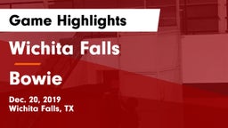 Wichita Falls  vs Bowie  Game Highlights - Dec. 20, 2019