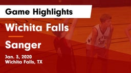 Wichita Falls  vs Sanger  Game Highlights - Jan. 3, 2020