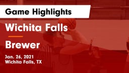 Wichita Falls  vs Brewer Game Highlights - Jan. 26, 2021