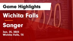 Wichita Falls  vs Sanger  Game Highlights - Jan. 25, 2023