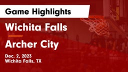 Wichita Falls  vs Archer City  Game Highlights - Dec. 2, 2023