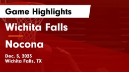Wichita Falls  vs Nocona  Game Highlights - Dec. 5, 2023