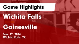 Wichita Falls  vs Gainesville  Game Highlights - Jan. 12, 2024