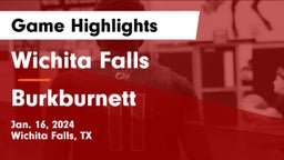 Wichita Falls  vs Burkburnett  Game Highlights - Jan. 16, 2024