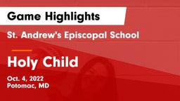 St. Andrew's Episcopal School vs Holy Child Game Highlights - Oct. 4, 2022