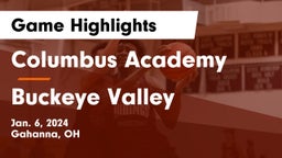 Columbus Academy  vs Buckeye Valley  Game Highlights - Jan. 6, 2024