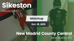 Matchup: Sikeston  vs. New Madrid County Central  2019