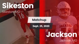 Matchup: Sikeston  vs. Jackson  2020