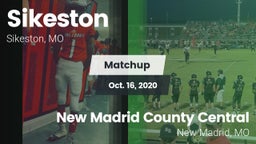 Matchup: Sikeston  vs. New Madrid County Central  2020