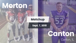 Matchup: Morton  vs. Canton  2018