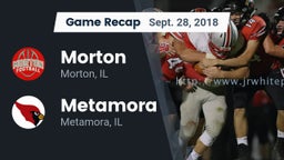 Recap: Morton  vs. Metamora  2018