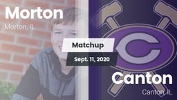 Matchup: Morton  vs. Canton  2020