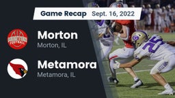 Recap: Morton  vs. Metamora  2022