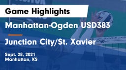 Manhattan-Ogden USD383 vs Junction City/St. Xavier Game Highlights - Sept. 28, 2021