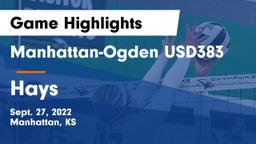 Manhattan-Ogden USD383 vs Hays  Game Highlights - Sept. 27, 2022