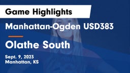 Manhattan-Ogden USD383 vs Olathe South  Game Highlights - Sept. 9, 2023