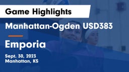 Manhattan-Ogden USD383 vs Emporia  Game Highlights - Sept. 30, 2023