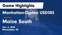 Manhattan-Ogden USD383 vs Maize South  Game Highlights - Oct. 5, 2023
