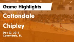 Cottondale  vs Chipley Game Highlights - Dec 02, 2016