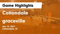 Cottondale  vs graceville Game Highlights - Jan 13, 2017