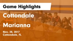 Cottondale  vs Marianna  Game Highlights - Nov. 28, 2017