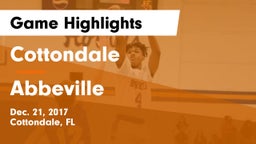 Cottondale  vs Abbeville  Game Highlights - Dec. 21, 2017
