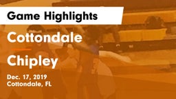 Cottondale  vs Chipley Game Highlights - Dec. 17, 2019