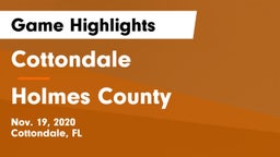 Cottondale  vs Holmes County Game Highlights - Nov. 19, 2020