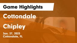 Cottondale  vs Chipley  Game Highlights - Jan. 27, 2023