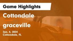 Cottondale  vs graceville Game Highlights - Jan. 4, 2024