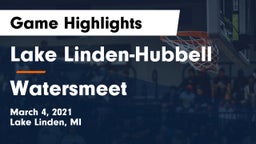 Lake Linden-Hubbell vs Watersmeet Game Highlights - March 4, 2021