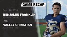 Recap: Benjamin Franklin  vs. Valley Christian  2016