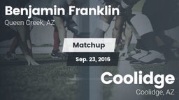 Matchup: Benjamin Franklin vs. Coolidge  2016