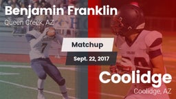 Matchup: Benjamin Franklin vs. Coolidge  2017