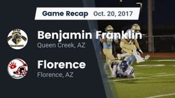 Recap: Benjamin Franklin  vs. Florence  2017