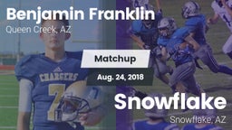 Matchup: Benjamin Franklin vs. Snowflake  2018