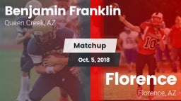 Matchup: Benjamin Franklin vs. Florence  2018