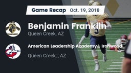 Recap: Benjamin Franklin  vs. American Leadership Academy - Ironwood 2018