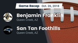 Recap: Benjamin Franklin  vs. San Tan Foothills  2018