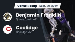 Recap: Benjamin Franklin  vs. Coolidge  2019