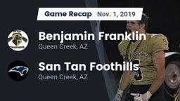 Recap: Benjamin Franklin  vs. San Tan Foothills  2019