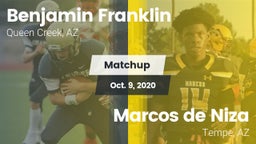 Matchup: Benjamin Franklin vs. Marcos de Niza  2020