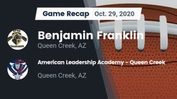 Recap: Benjamin Franklin  vs. American Leadership Academy - Queen Creek 2020