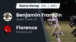 Recap: Benjamin Franklin  vs. Florence  2021