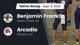 Recap: Benjamin Franklin  vs. Arcadia  2022