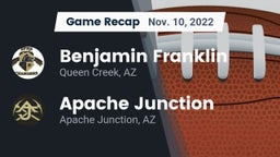 Recap: Benjamin Franklin  vs. Apache Junction  2022