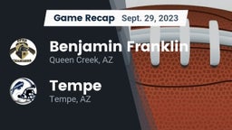 Recap: Benjamin Franklin  vs. Tempe  2023