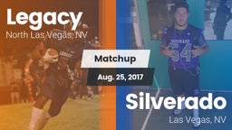 Matchup: Legacy  vs. Silverado  2017