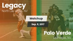 Matchup: Legacy  vs. Palo Verde  2017
