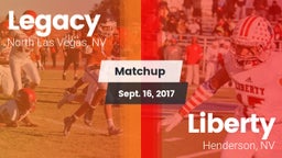 Matchup: Legacy  vs. Liberty  2017